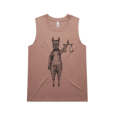 Women's Llama Lawyer Tank Thumbnail