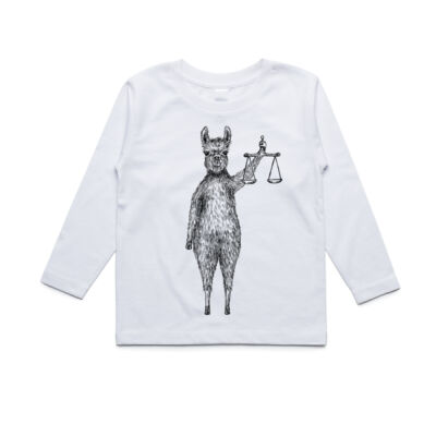 Lawyer Llama Youth Long Sleeve Tee Thumbnail